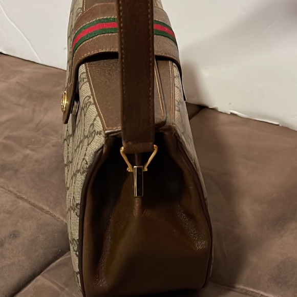 Gucci Shoulder Bag Browns PVC - Picture 6 of 12